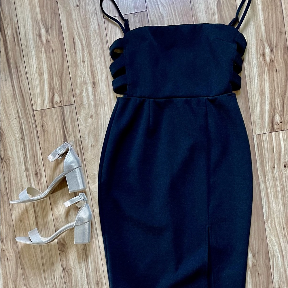 Classy Black midi Dress ♠️